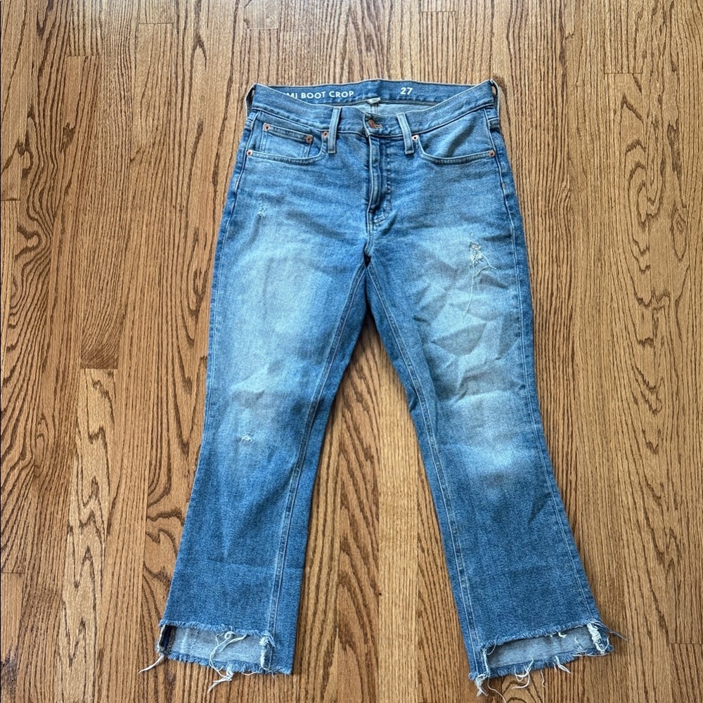 J. Crew Classic Blue Cropped Jeans